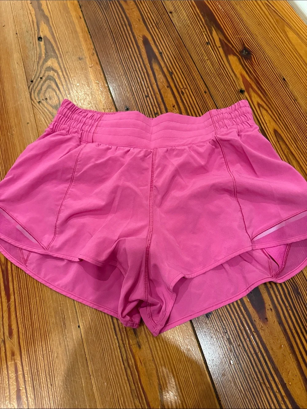 lululemon athletica Hot Pink Athletic Running Shorts